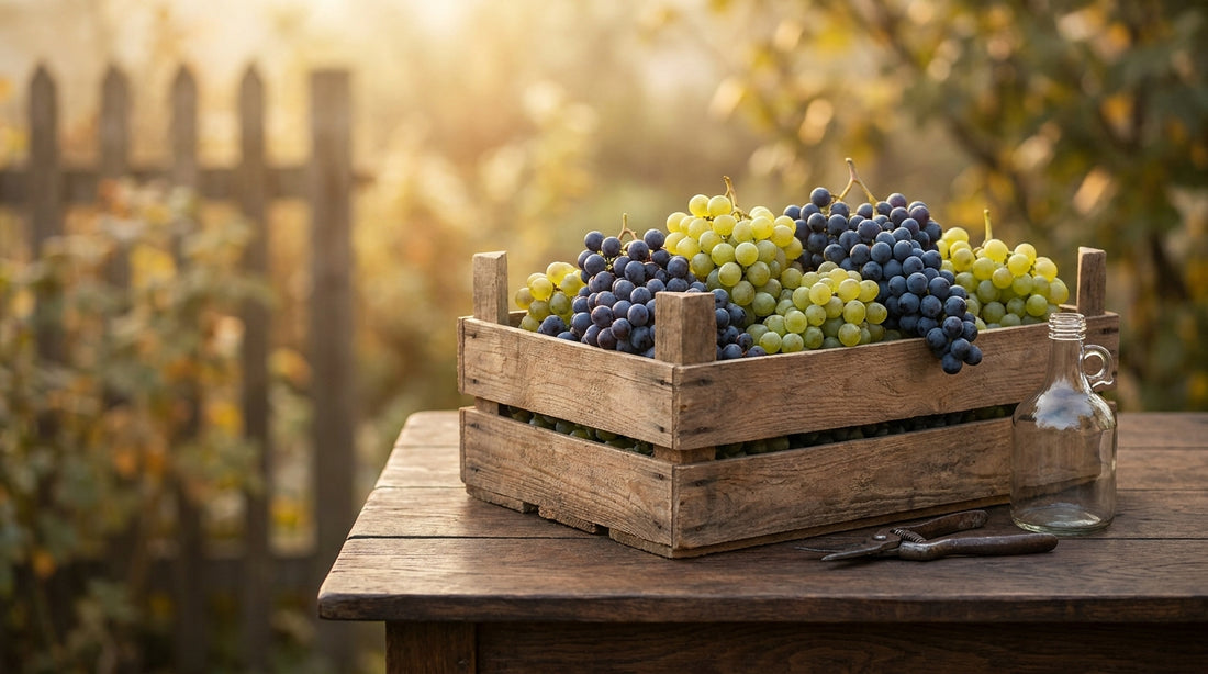 Wein aus eigenen Gartentrauben — was die Lese im Hausgarten wirklich braucht